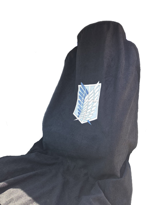 Attack on Titan Scout Car Seat Towel Cover Microfiber - Clean Rides Auto Parts
